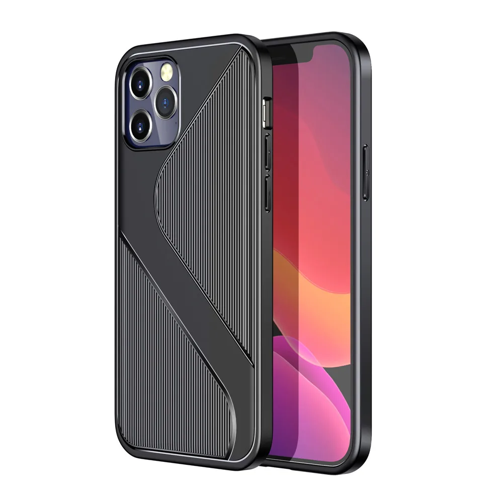 

Silicone Soft Phone Case For iPhone 12 MINI 11 Pro Max XR XS Max X 8 7 Plus SE2 Matte Shockproof Camera Protection Back Cover