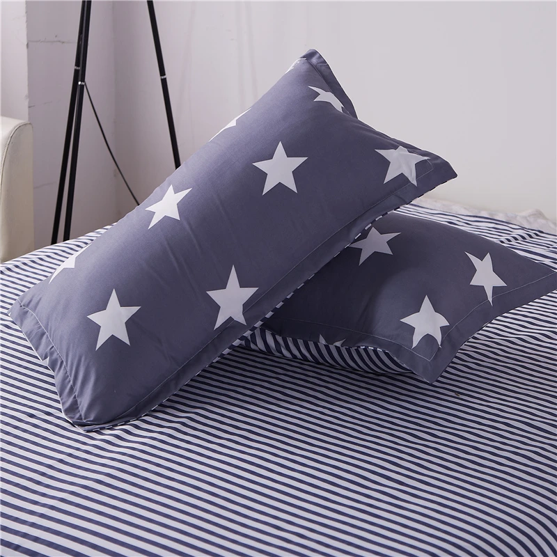 Серый постельное белье со звездами комплект одежды с рисунками для детей кровать