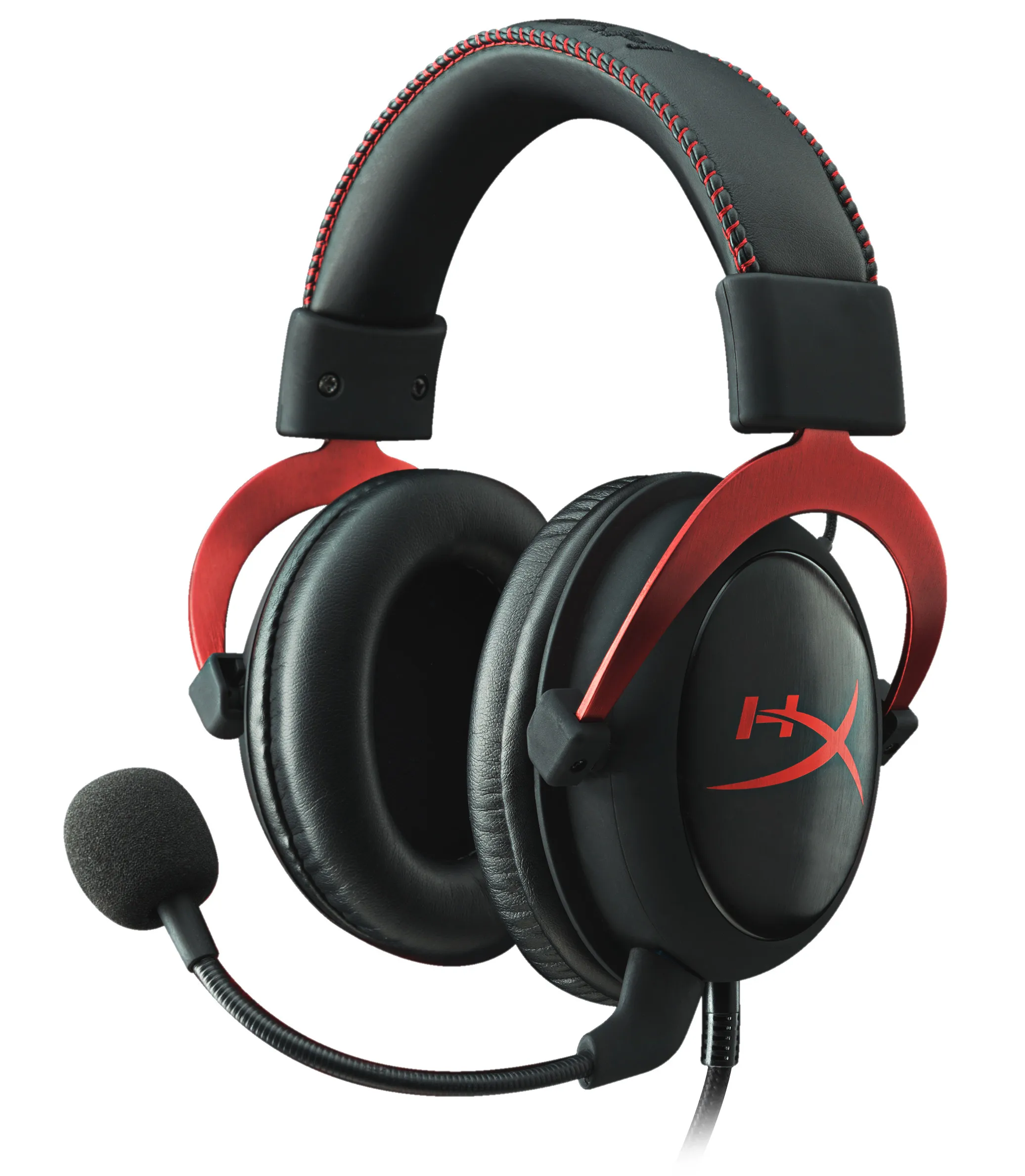 HYPERX Cloud series Alpha Gold Edition core Игровая гарнитура Revolver наушники AMP USB звуковая карта продается отдельно - Цвет: HyperX Cloud II-RD