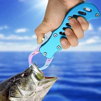 mens fish lip gripper fishing grabber griping tool fish holder fishing gear accessory with safety coiled landyard fishing plier