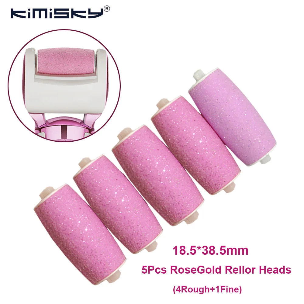 

Rose Gold Foot care tool roller Heads pedicure herramientas hard roller Heads for 5 pcs KIMISKY KY-816/818