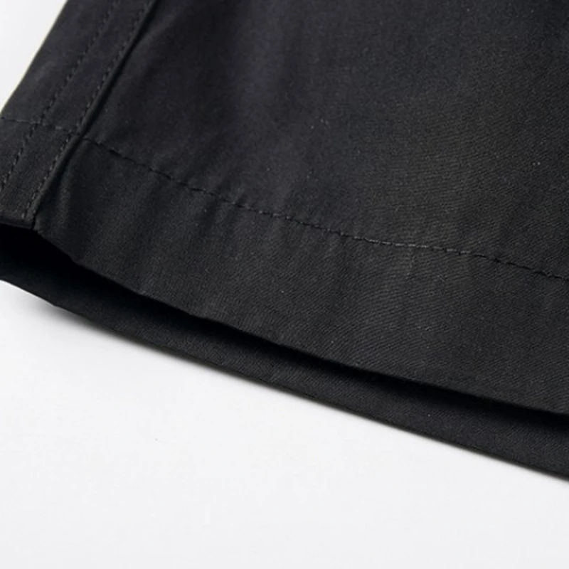 Шорты-карго мужские хлопковые до колен классические штаны-султанки с эластичным