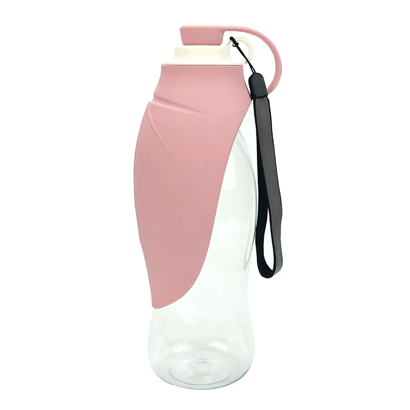 

580ml Portable Pet Dog Flesh Water Soft Silicone Sheet Design Travel Dog Come for Puppy Cat Drink Outdoor Pet Water Dispenser
