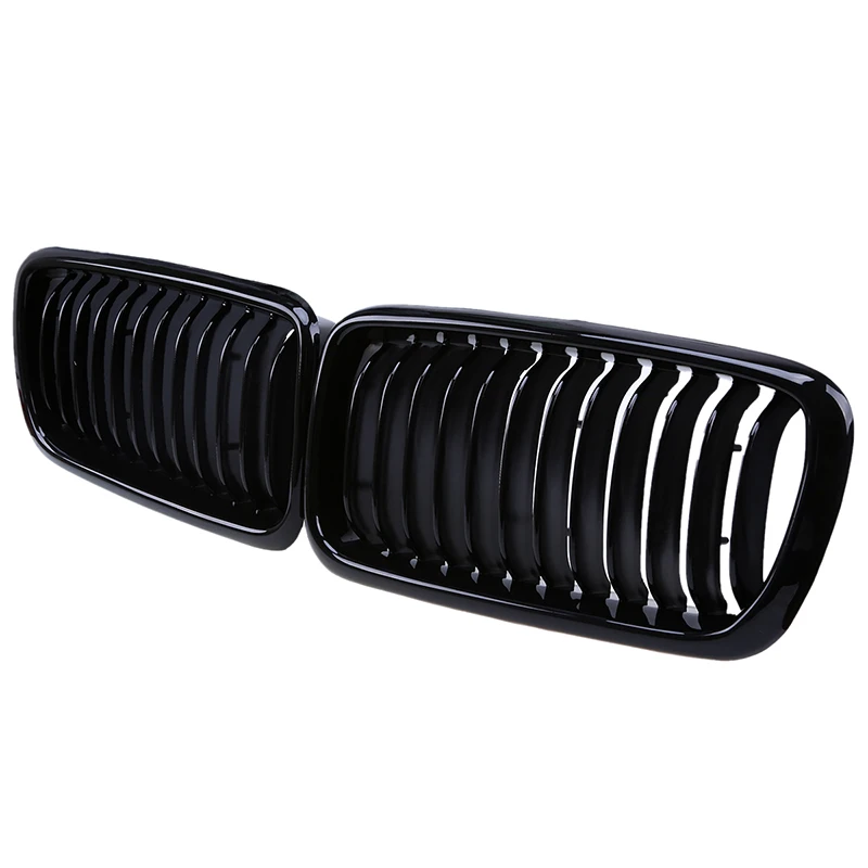 ПЕРЕДНИЕ РЕШЕТКИ ДЛЯ АВТОМОБИЛЯ POSSBAY Car Front Kidney Center Grill для BMW 7-Series E38 730iL/735i/735iL Sedan 1994-2001, глянцево-черные гоночные решетки.