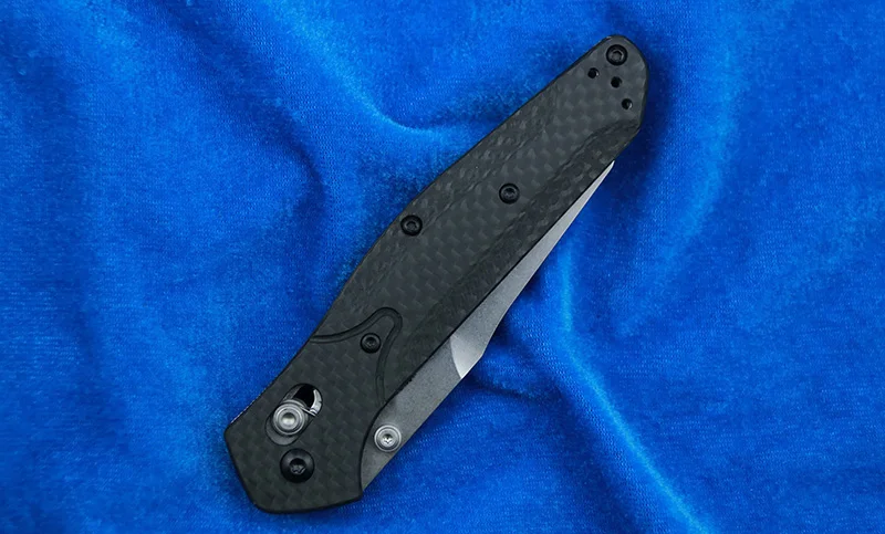 Новинка 940 ручка из углеродного волокна mark s90v стальное лезвие медная шайба