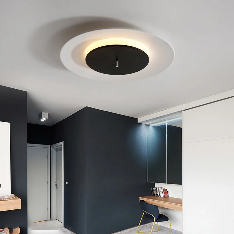 НЛО железа искусства потолочный светильник s акриловый абажур Гостиная