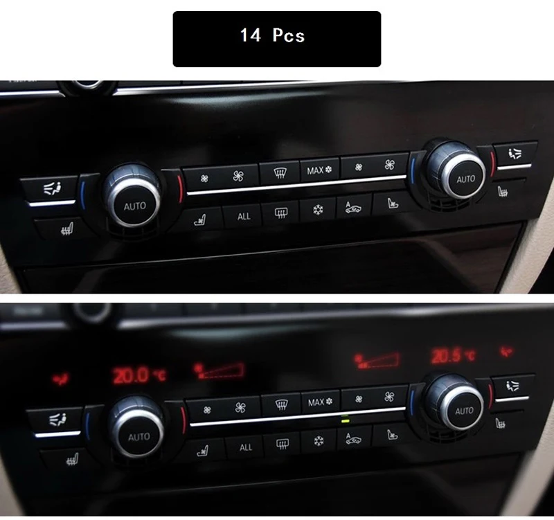 Хромированная декоративная накладка для кондиционера из АБС пластика с