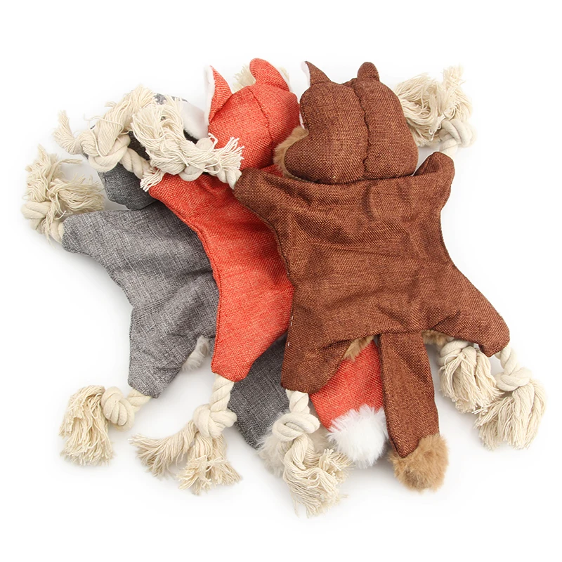 Мягкая Плюшевая веревка игрушка для домашних животных милая плюшевая со