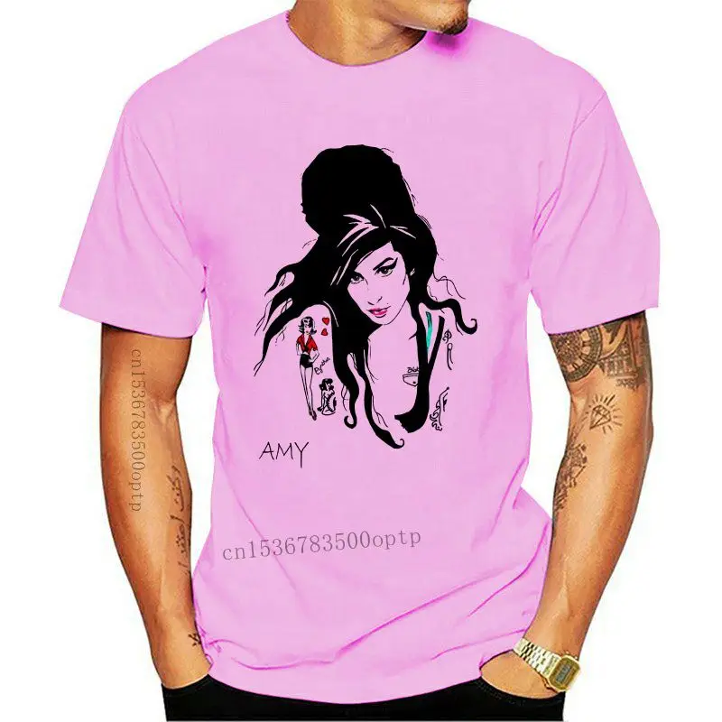 

Amy Winehouse Celebrity British Jazz Singer Cool Unisex T Shirt B429 New Fashion T shirt Brand Hip Hop Print Men Tee Shirt High