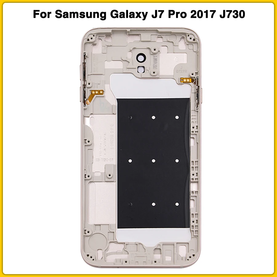 Новый J730 корпус батареи Чехол для Samsung Galaxy J7 Pro 2017 J730F SM 730F батарея задняя крышка
