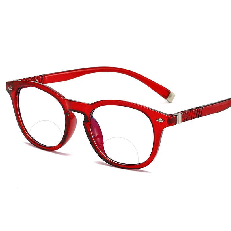 Очки для чтения с заклепками винтажные бифокальные очки увеличительным стеклом