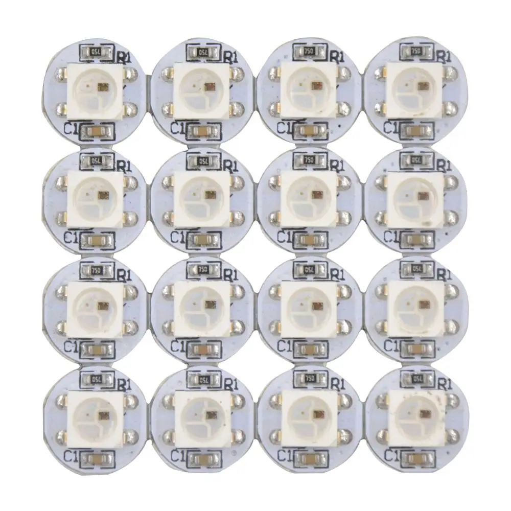 3000 шт. WS2812B SK6812 5050 RGB светодиодный и печатная плата 1 светодиод фонарь пикселя 5 В