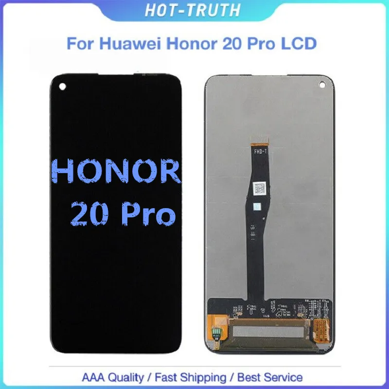 Оригинальный ЖК-дисплей для Huawei Honor 20 Pro YAL-AL10/TL10 сенсорная панель дигитайзер
