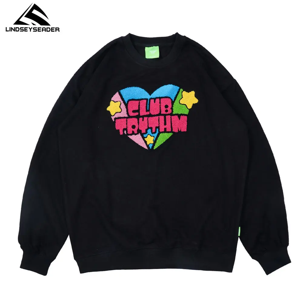 

Men's Sweatshirt Hoodie Hip Hop Fashion Streetwear Harajuku Pullover Cotton Spring Autumn 2021 Oversize Sweat Shirt Hoodie Black