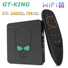 Beelink GT король WI-FI 6 Android 9,0 ТВ BOX Amlogic S922X 4 ядра, 4 Гб DDR4 64 Гб 2,4 г 5G WI-FI 1000 Мбитс 1000 м USB3.0 комплект компьютерной приставки к телевизору