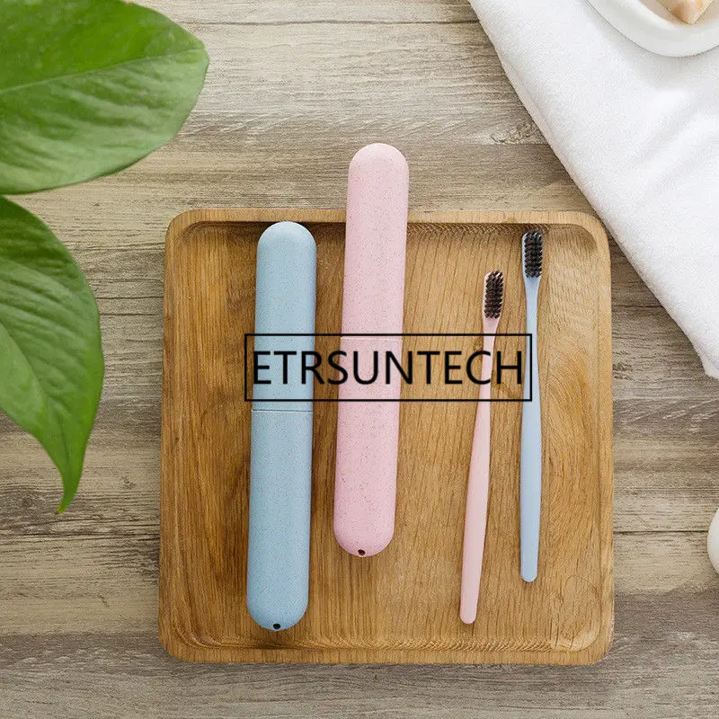 200pcs Portable Toothbrush Box Travel Camping Cap Case Storage Outdoor Trip Cute Accessories | Дом и сад
