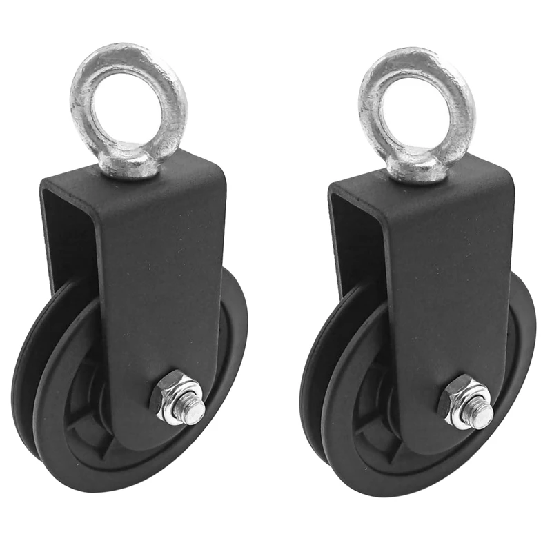 

Gym Support Pulley Silent, Smooth, Detachable, 360 Degree Rotation Suitable for Pulley System DIY Gym Equipment