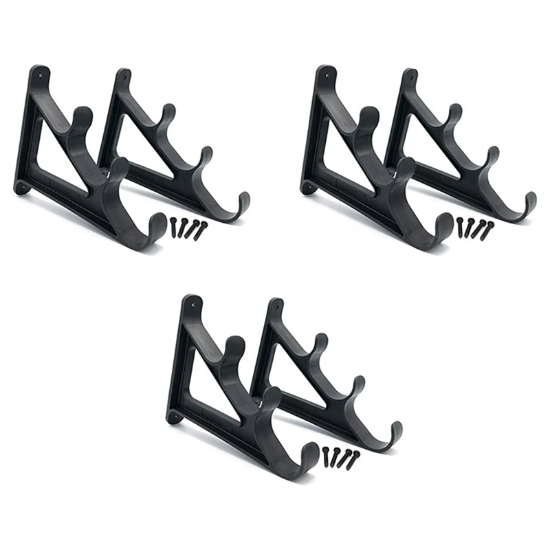 

3Pack Fishing Rod Wall Holder Set - Rod Holder for Wall Mounting - Horizontal Rod Racks