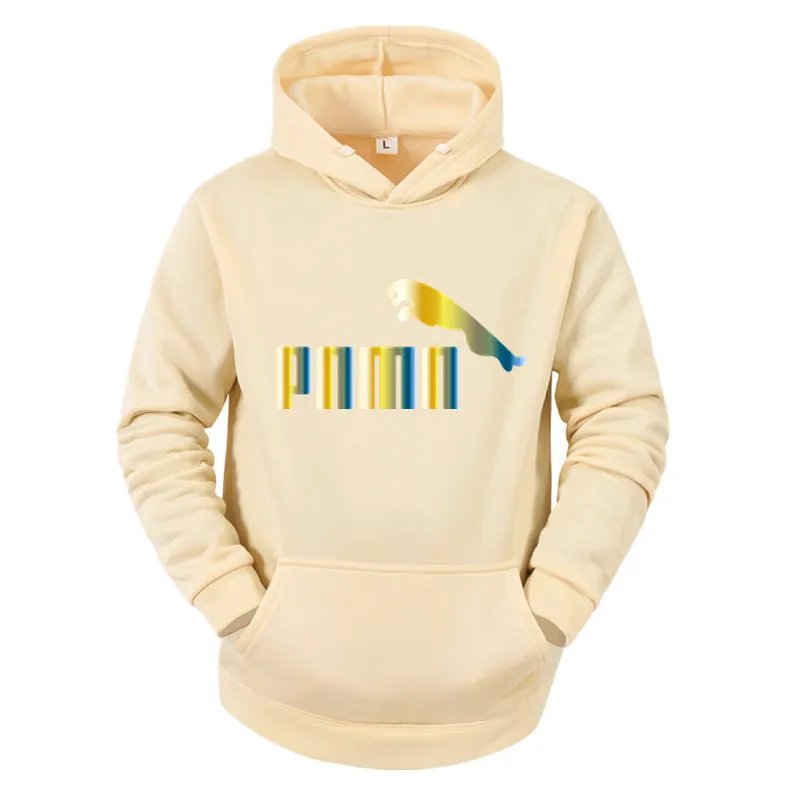 

Spring fashion city style leisure pullover, loose and breathable men's sports top, brand leopard youth drawstring Hoodie