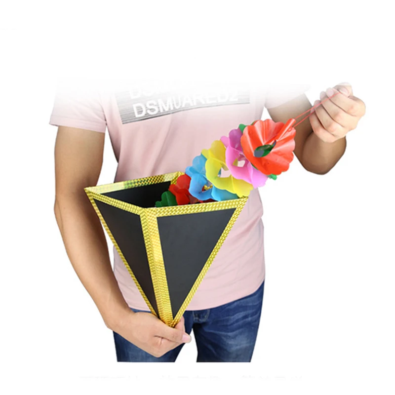 Funnel (Four-Screen Fan) Production Magic Tricks Appearing Magie Stage Close Up Gimmick Prop Accessories | Игрушки и хобби