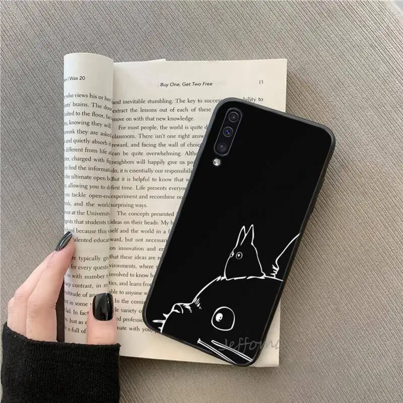 

Ghibli Totoro Phone Case For Samsung galaxy S note 7 8 9 10 20 fe edge A 6 10 20 30 50 51 70 lite plus Soft Silicone Funda