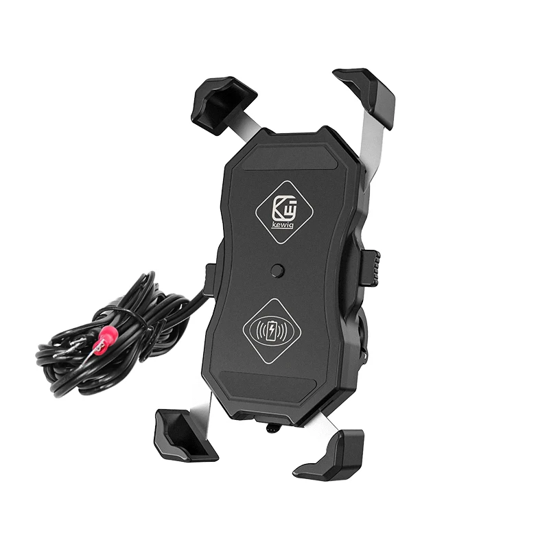 4.7-7 inch Phone Holder Motorcycle QC3.0 Wireless Charger Handlebar Bicycle Bracket Quick Charge USB GPS Mount | Автомобили и