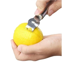 1pc lemon peeler stainless steel grater home kitchen gadgets orange citrus fruit manual grater peeling knife kitchen accessories