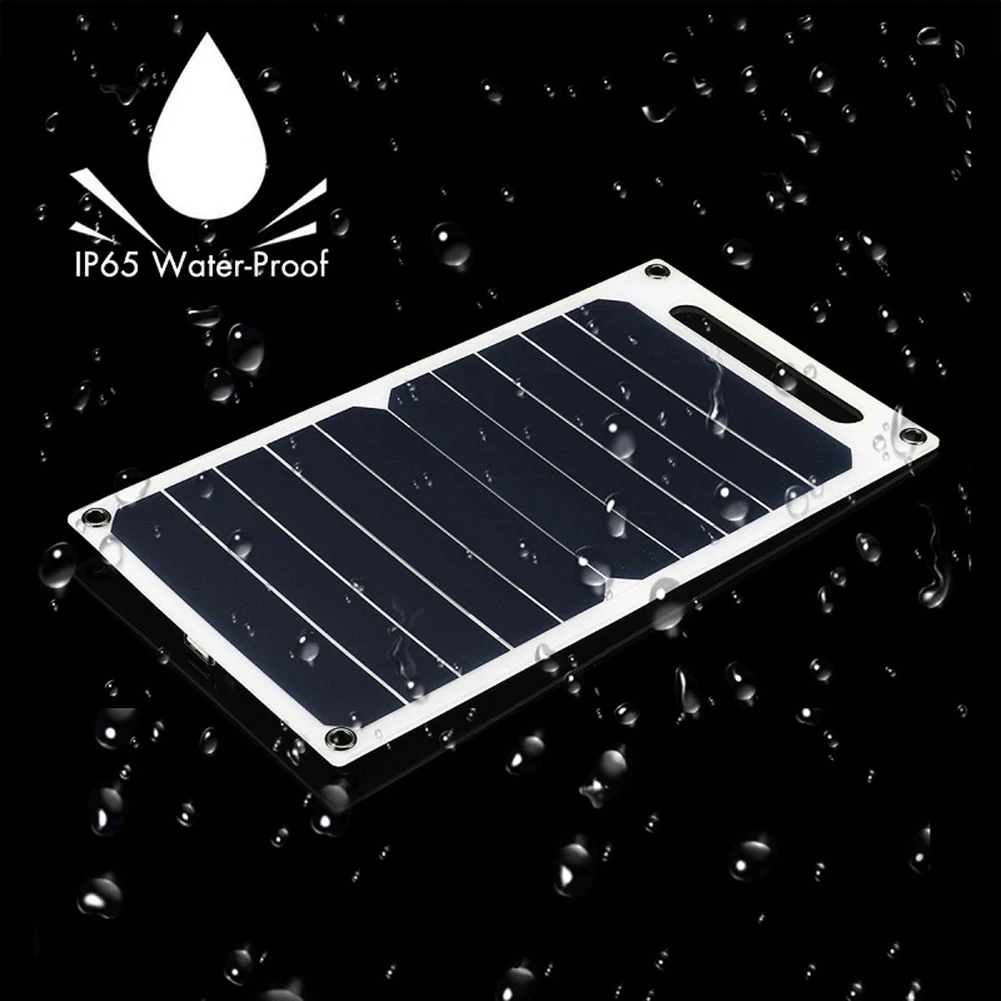 6W 5V USB Port Solar Panel Portable Sunpower Cells Semi-flexible Board Mobile Phone Photovoltaic Charging Power Bank | Обустройство