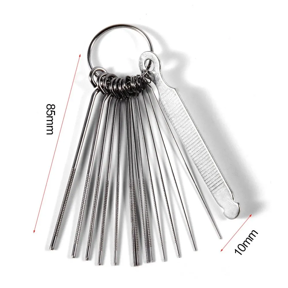 

Portable Size DIY Guitar Repair Tools Guitar Nut Slotting File Saw Rods Slot Filing Set Luthier Replacement Accessory New