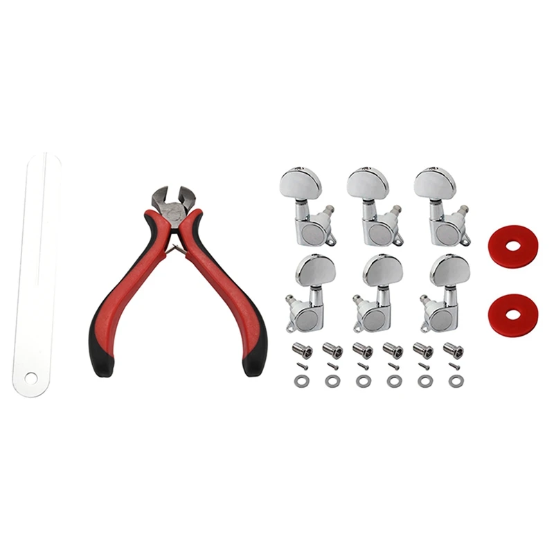 

1 компл. Удалитель Лада для гитары, защитная пластина, комплект из 6 частей для гитары, ручки для головки станка, колышки для тюнинга струн гит...