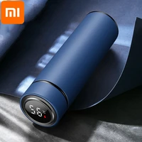 xiaomi 500ml led digital smart insulation cup water bottle temperature display stainless steel thermal mugs intelligent cups