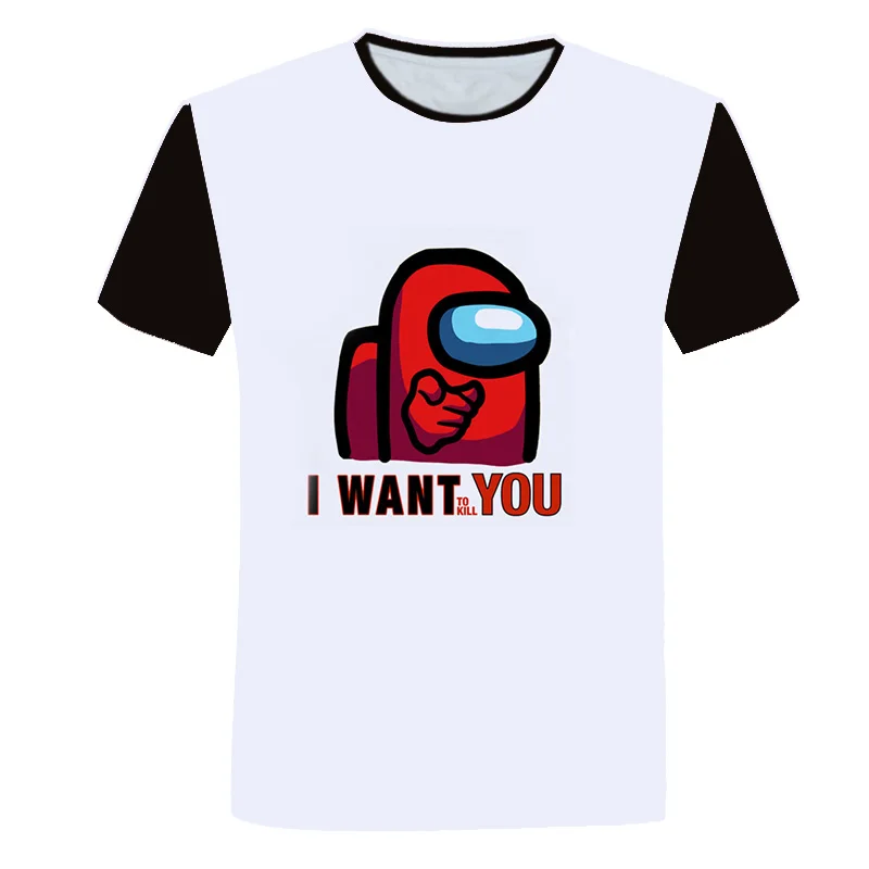 Детские футболки детская одежда для видеоигр мальчиков с белым мультяшным