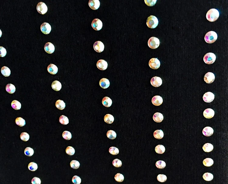 Женское платье с длинными рукавами черное кристаллами вечерние платья костюм