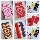 Силиконовый чехол с сердечками для OPPO Realme 3 3i Realme3 Pro, задняя крышка, противоударный матовый чехол для телефона s для Realme 3 3i 3Pro, чехол