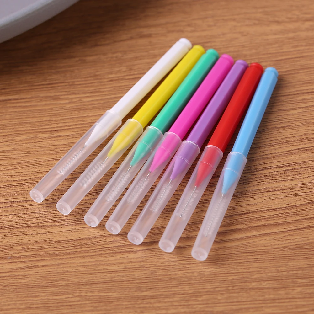 

150Pcs Interdental Brushes Health Care Tooth Push-Pull Escova Removes Food and Plaque Better Teeth Oral Hygiene Tool