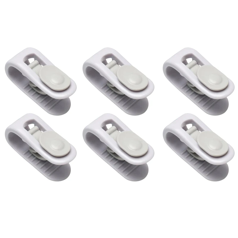 

6 Pcs Non-slip Quilt Blanket Clip Duvet Quilt Clips Plastic Blankets Fastener Clip Cover Duvet Sheet Fixer Sleep Anti-run Device