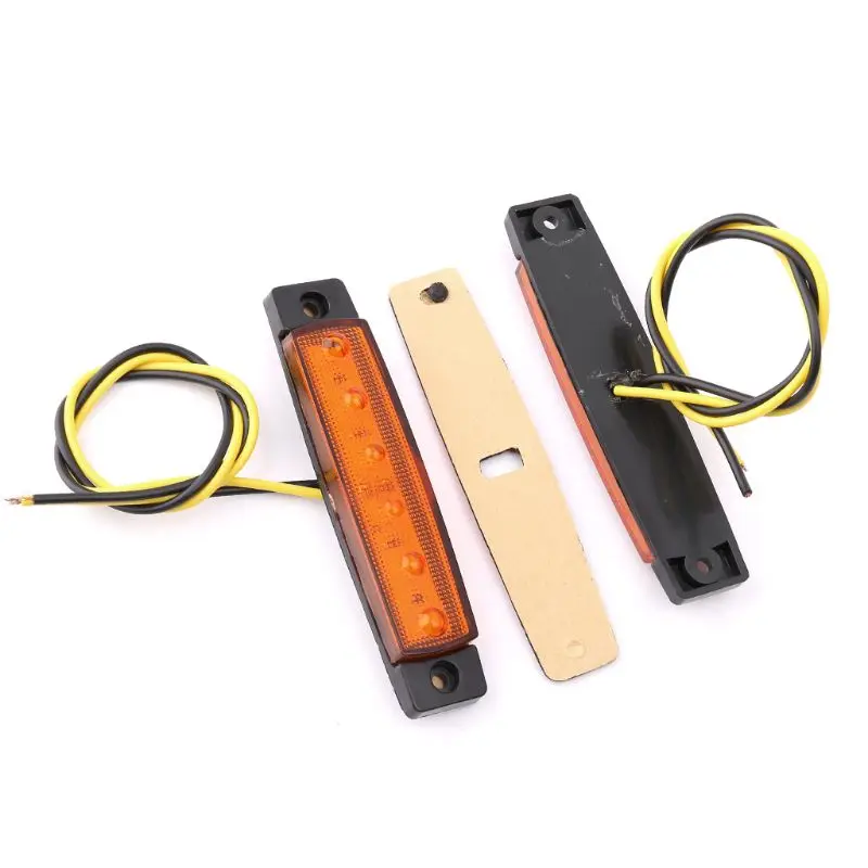 2X 6-светодиодный задний фонарь желтый 12 В | Автомобили и мотоциклы