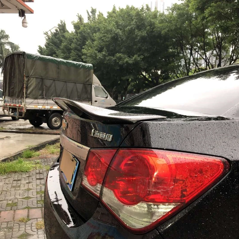 Для Chevrolet спойлер Cruze Высокое качество углеродного волокна/Материал FRP заднего крыла автомобиля для Chevrolet Cruze R стиль спойлер 2009