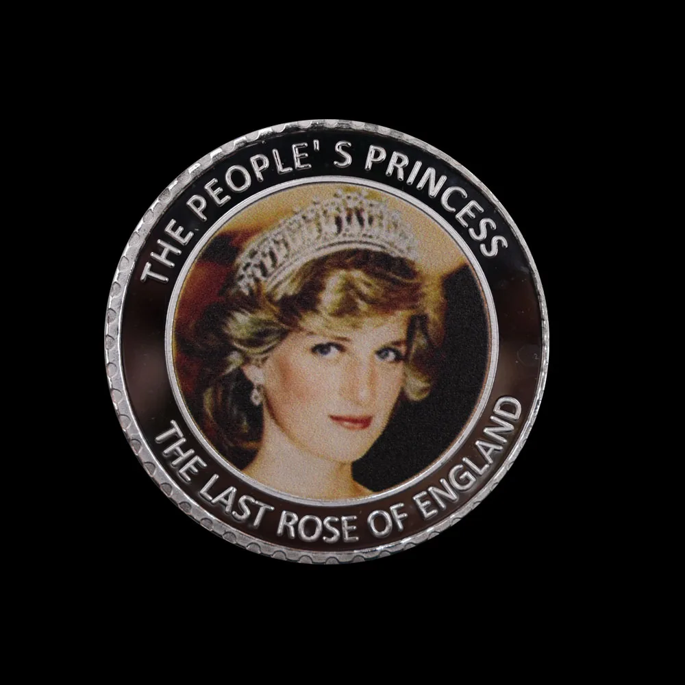 Коллекционная монета принцессы Дианы из Великобритании 5 шт./группа | Дом и сад