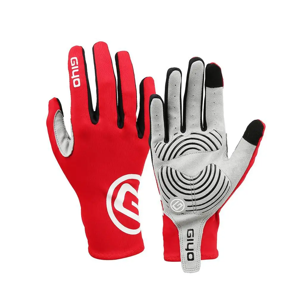 

GIYO Sports Touch Screen Long Full Fingers Gel Sports Cycling Gloves Unisex MTB Road Bike Riding Racing Gloves