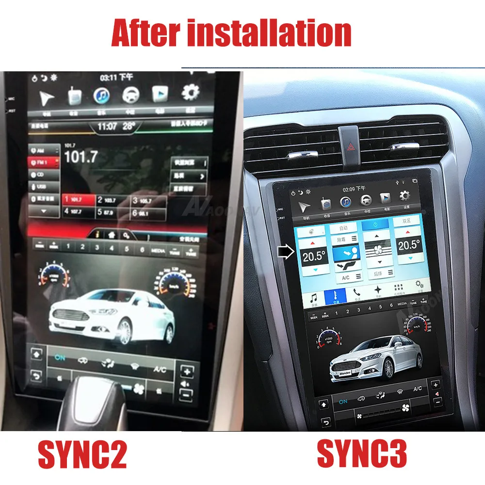 Мультимедийный проигрыватель для Mondeo экран 13 6 дюйма Android Fusion MK5 2013-2020 | Автомобили