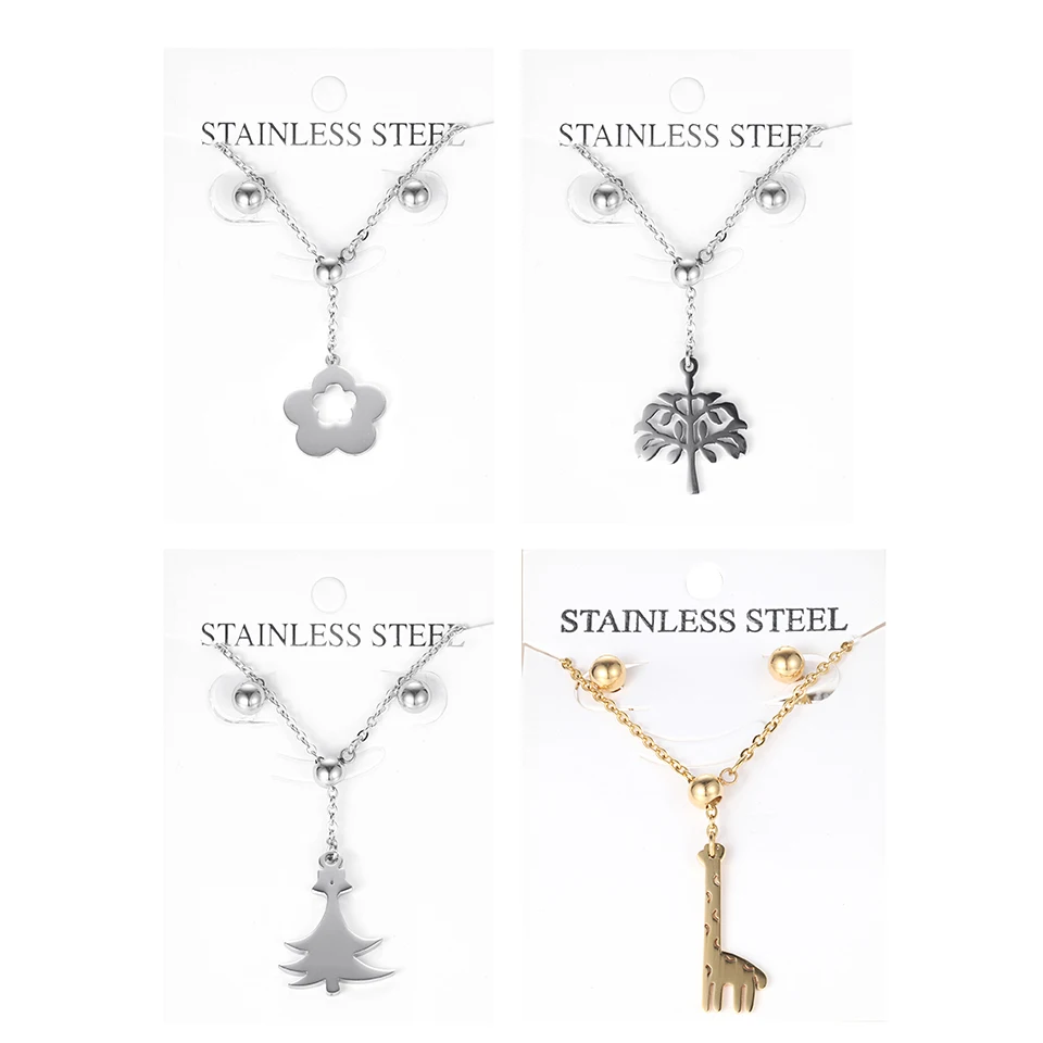 Модные комплекты ювелирных изделий Rainso (ожерелье серьги) для женщин подвески с