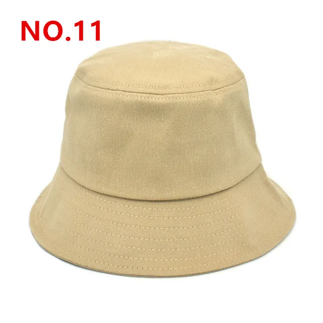 

Nylon Bucket Hats Women Luxury Brand Sunscreen Panama Hat Men Pure Color Sunbonnet Fedoras Outdoor Fisherman Hat Beach Cap