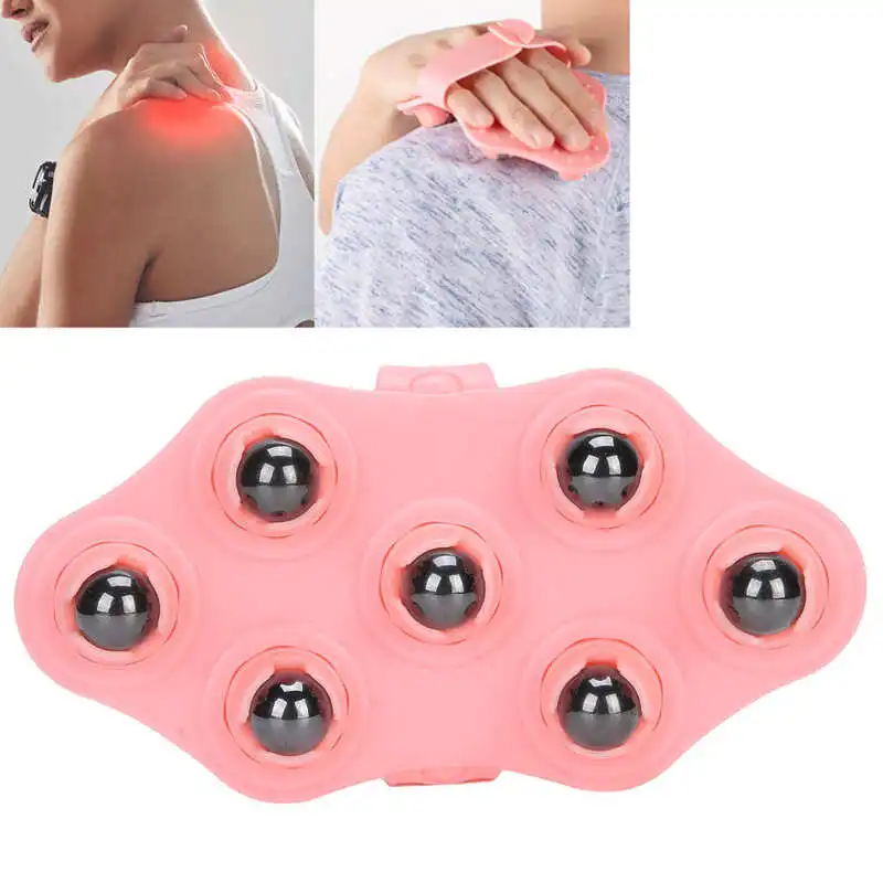 

Portable Roller Massager Ball Muscle Relax Slimming Magnetic Bead Fat Control Leg Abdomen Neck Buttocks Fast Anti Cellulite Tool
