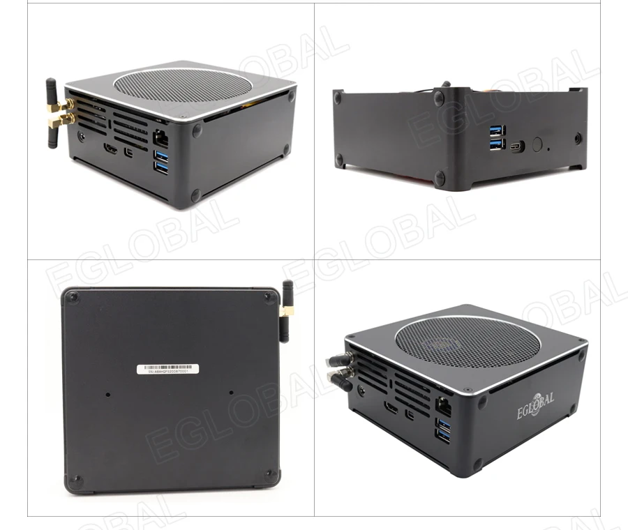 Eglobal coffee lake i9 8950HK DDR4L двухканальный NUC компьютер 6 ядер 12 нитей самый мощный UHD мини-ПК Мини DP HDMI USB Type C