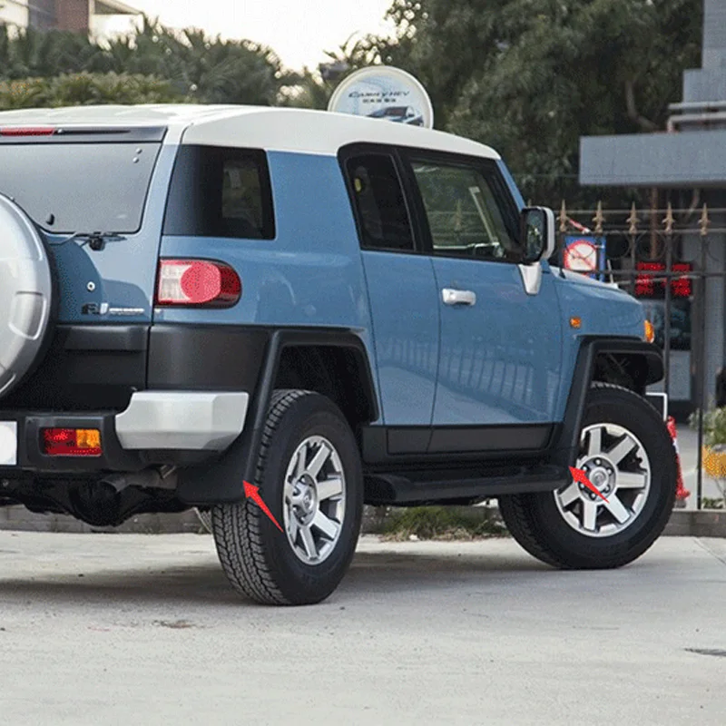 Пластиковые черные Брызговики для Toyota Land Cruiser FJ 2007-2017 брызговики аксессуары