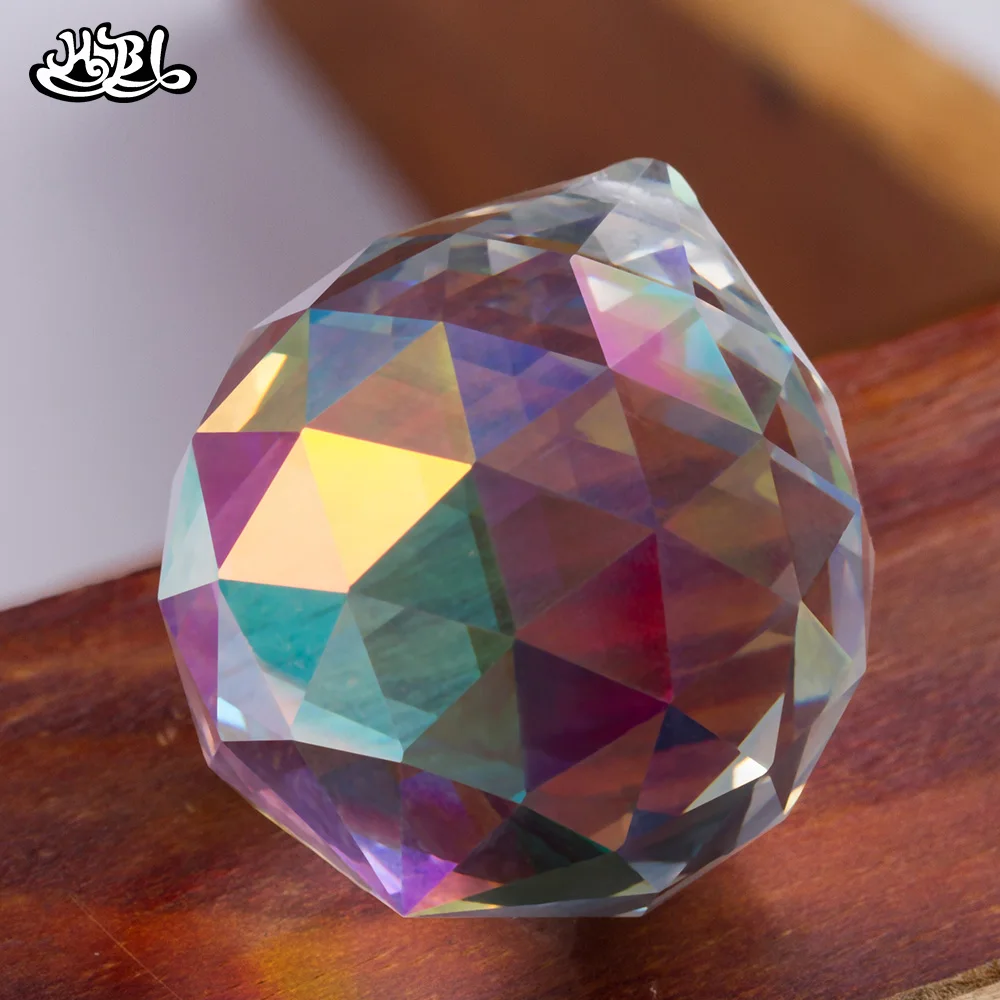 1pcs/lot 40mm Crystal AB Glass Crystals Ball For Chandelier Door Curtain Decoration Wedding | Лампы и освещение