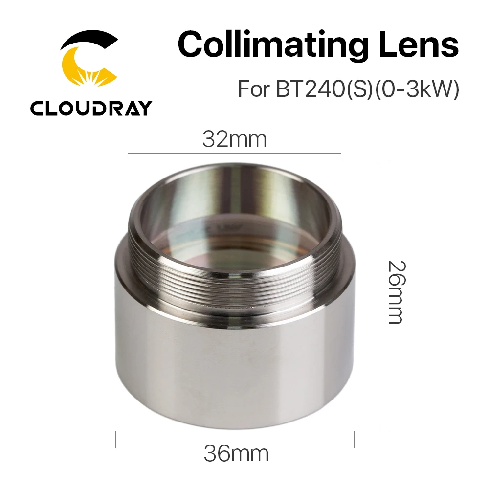 Волоконный лазерный фокусный объектив Cloudray BT240S D30 F100 F125mm с держателем объектива