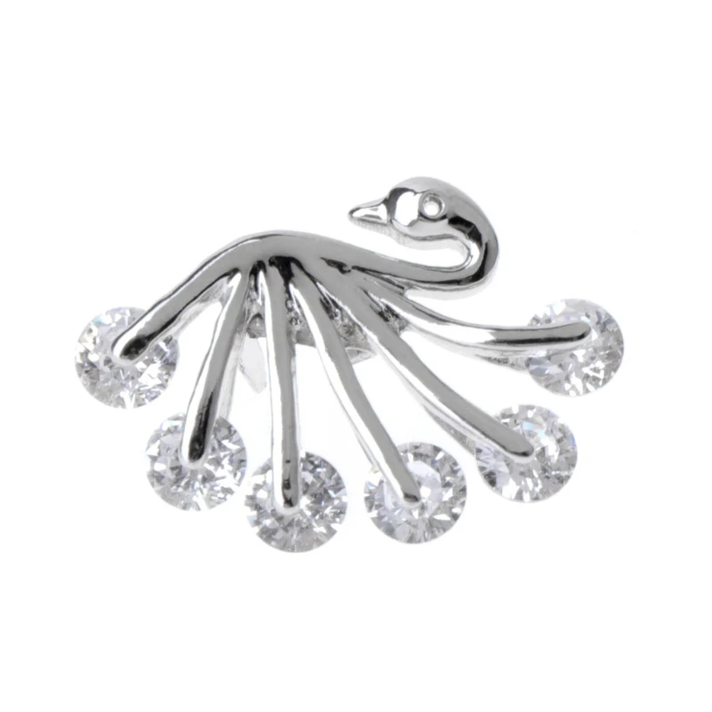 6 1Pc Rhinestone Shoes Clip Ornament Decoration Bridal Wedding Flower Charm Metal - Цвет: 6