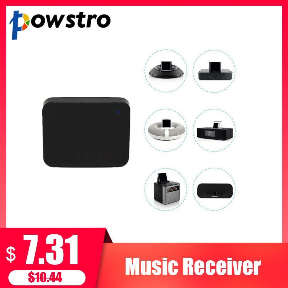 Мини 30Pin Bluetooth 5 0 A2DP музыкальный приемник беспроводной стерео аудио 30 Pin адаптер